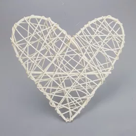 Fonott hálós szív 25cm