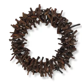 Tövises koszorú barna 25cm 10/#