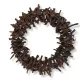 Tövises koszorú barna 25cm 10/#