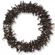 Tövises koszorú barna 35cm 8/#