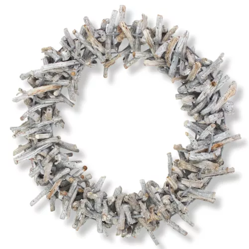 Tövises koszorú szürke 30cm 8/#