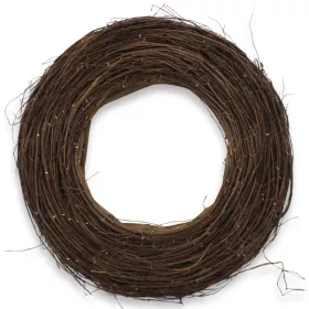 Fészek koszorú barna 35cm