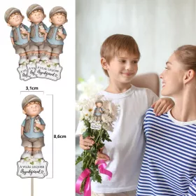   Nyomtatott dekorkarton - A világ legjobb anyukájának kisfiú 3db/csomag