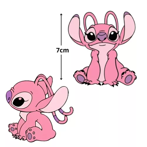 Nyomtatott dekorkarton - Angel figura (Stitch) 2db/csomag