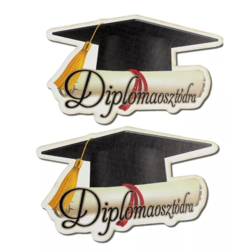 Nyomtatott dekorkarton - Diplomaosztódra 2db/csomag