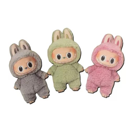 Nyomtatott dekorkarton - Labubu 8,2cm 3db/csomag
