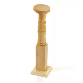 Natúr fa gyertyatartó kicsi 20cm