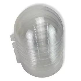 Ajándéktartó gömb műanyag 9cm 5db/cs 48/#