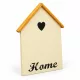 Natúr házikó Home felirattal 14x1x19,5cm  120/#