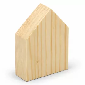 Natúr házikó forma 15x10x2,9cm 144/#