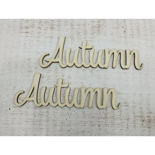 "Autumn" felirat 2db/csomag - KIFUTÓ