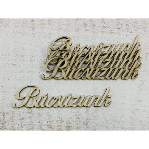 "Búcsúzunk" felirat 5db/csomag