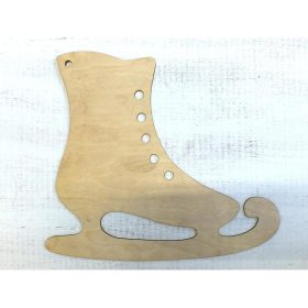 Natúr fa - Korcsolya nagy 37x42cm