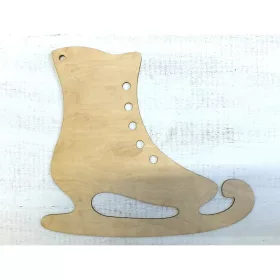 Natúr fa - Korcsolya nagy 37x42cm