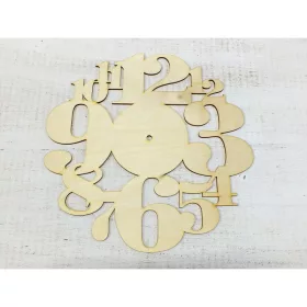 Natúr fa - Óraszámos óralap 33cm