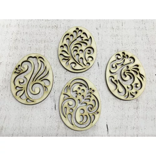 Hímes tojás 6cm 4db/csomag