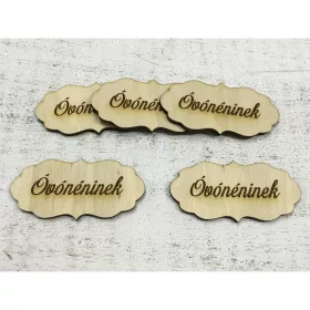   Natúr fa - "Óvónéninek" fodros tábla 5db/csomag