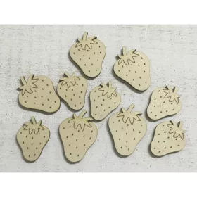 Natúr fa - Eper 2 méretben 10db/csomag