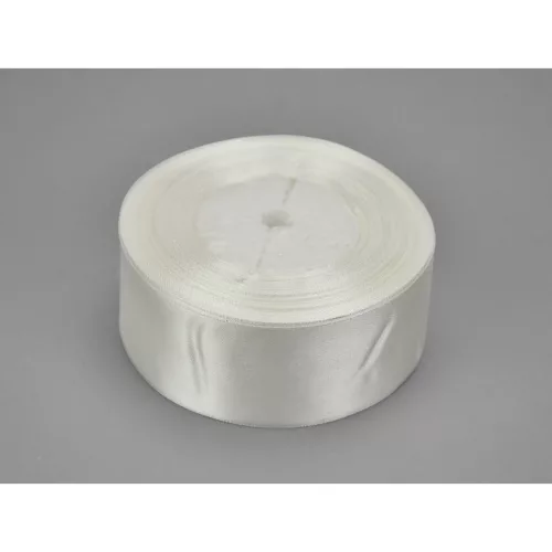 Szatén szalag fehér 4cm*22m