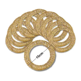 Koszorúalap szalma 15cm 10db/csomag - OKOSÁR!