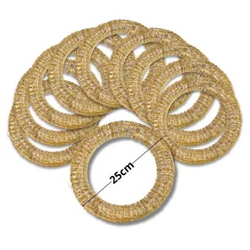 Koszorúalap szalma 25cm 10db/csomag - OKOSÁR!