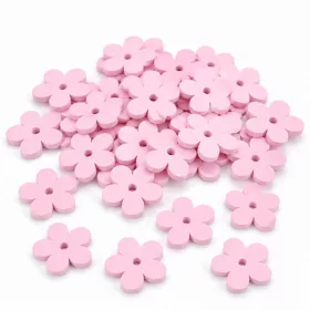 Fa virág pink 2,5cm 50db/csomag