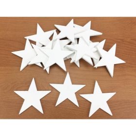 Csillag fehér 5,5cm 15db/csomag