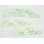 Fa "Édes Otthon" felirat menta 15cm 4db/csomag