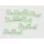 Fa "Isten Hozott" felirat menta 10cm 6db/csomag