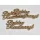 Boldog karácsonyt felirat arany 15cm 3db/cs