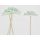 Fa - Beszúrós "Boldog születésnapot" felirat menta 12,5x29,5cm 4db/csomag