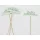 Fa - Beszúrós "Boldog születésnapot" felirat menta 12,5x29,5cm 4db/csomag