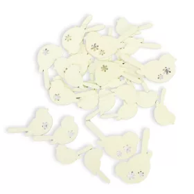 Fa virágmintás madár krém 30db/csomag
