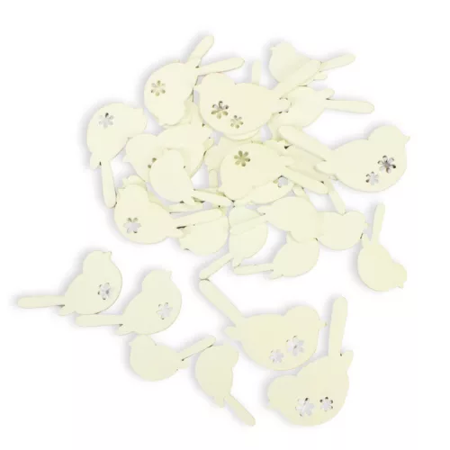 Fa virágmintás madár krém 30db/csomag