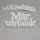 Fa "Már vártalak" felirat koszorúra fehér 7x14cm 3db/csomag
