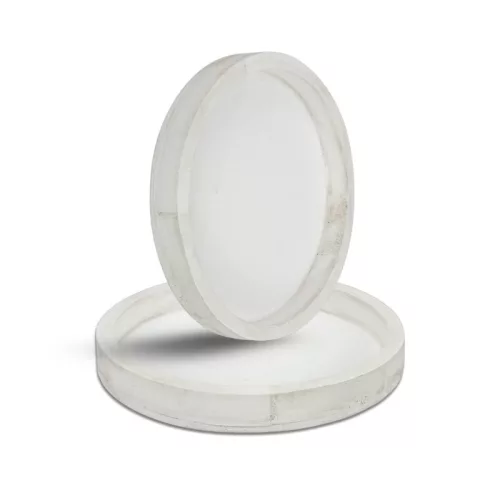 Fa tálca fehér 20cm