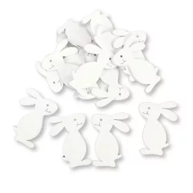 Mosolygós duci nyuszi fehér 15db/csomag 520/#