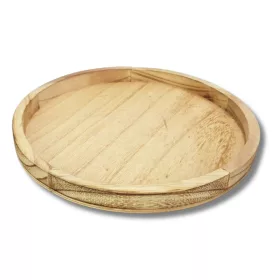 Fa tálca 26cm barna