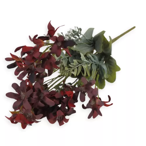  Dalmát harangvirág csokor bordó