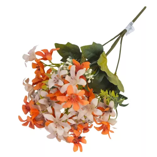 Dalmát harangvirág csokor fehér-barack