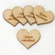 Natúr fa - Szív "Szívem csücskének" 4cm 5db/cs