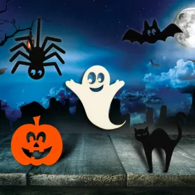 Natúr fa - Halloween szett 5db/csomag