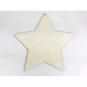Natúr fa - Csillag nagy 26,5cm
