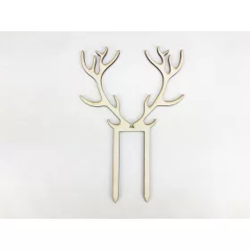 Natúr fa - Beszúrós agancs 18cm