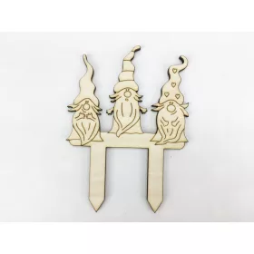 Natúr fa - Beszúrós manók 10cm