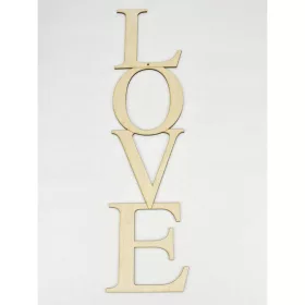 Natúr fa - "LOVE" felirat 50cm