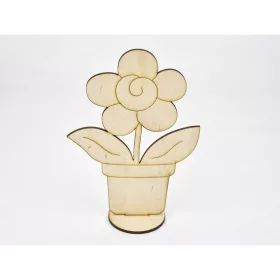 Natúr fa -  Talpas cserepes virág 18,5cm