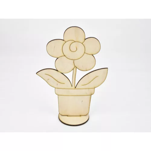 Natúr fa -  Talpas cserepes virág 18,5cm