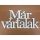 Fa - "Már vártalak" felirat koszorúra fehér 9,5x20cm