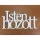 Fa - "Isten hozott" felirat koszorúra fehér 10x20cm